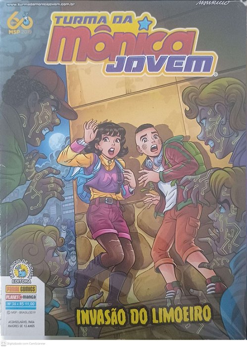 Gibi #36 - Turma da Monica Jovem - Invasão do Limoeiro Autor Sousa, Mauricio de (2019) [seminovo]