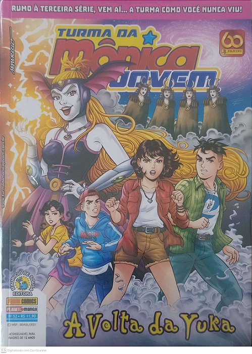 Gibi #52 - Turma da Monica Jovem - a Volta da Yuka Autor Sousa, Mauricio de (2021) [seminovo]