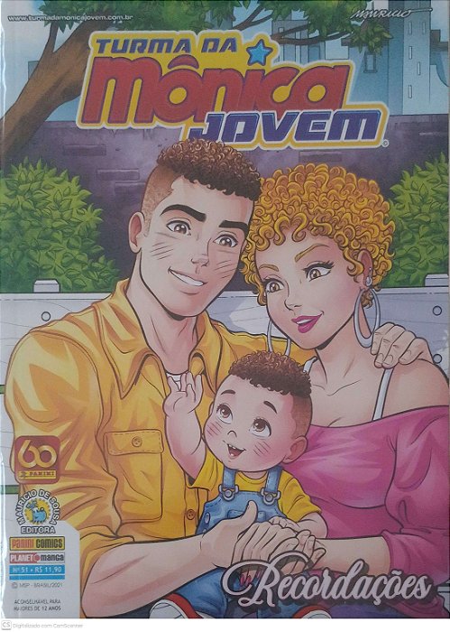 Gibi #51 -turma da Monica Jovem - Recordações Autor Sousa, Mauricio de (2021) [seminovo]
