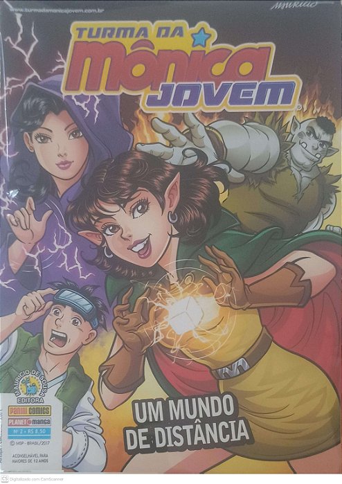 Gibi #02 - Turma da Monica Jovem - um Mundo de Distancia Autor Sousa, Mauricio de (2017) [seminovo]