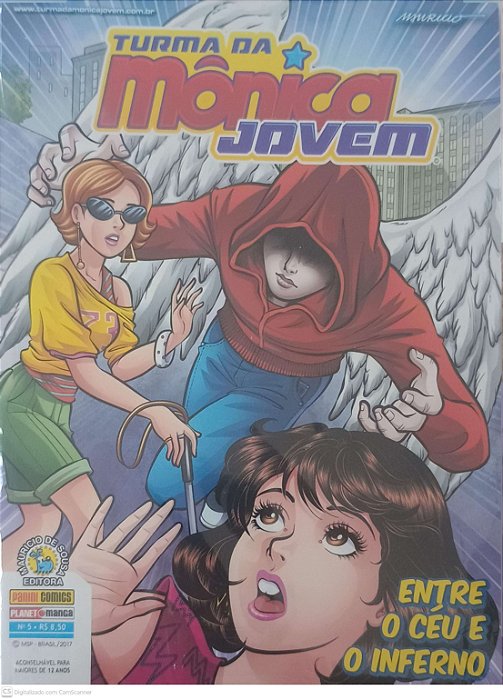 Gibi #05 - Turma da Monica Jovem - entre o Céu e o Inferno Autor Sousa, Mauricio de (2017) [seminovo]