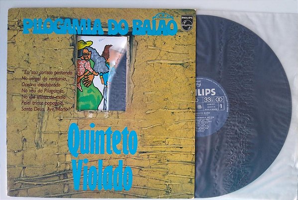 Disco de Vinil Pilograma do Baião - Lp 1979 Interprete Quinteto Violado (1979) [usado]