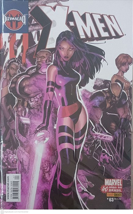 Gibi Nº 63 - X Men - 1ª Série Autor Saladino, Rogério (2007) [seminovo]