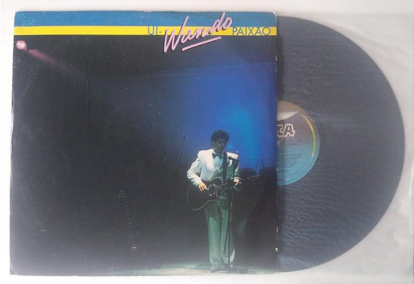 Disco de Vinil Ui-wando Paixão - Lp 1986 Interprete Wando (1986) [usado]