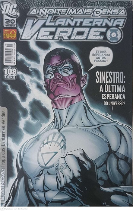 Gibi Nº30 - Lanterna Verde - Sinestro: a Ultima Esperança do Universo? Autor Trindade, Levi (2011) [seminovo]