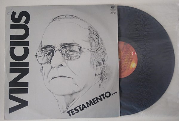 Disco de Vinil Testamento (lp 1980) Interprete Vinicius de Moraes e Vários Artistas (1980) [usado]