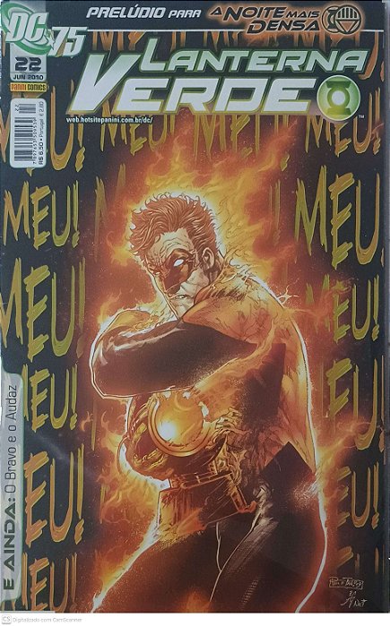 Gibi Nº22 - Lanterna Verde - Meu! Autor Trindade, Levi (2010) [seminovo]