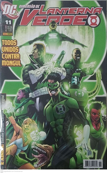 Gibi Nº11 - Lanterna Verde - Todos Unidos contra Mongul Autor Trindade, Levi (2009) [seminovo]
