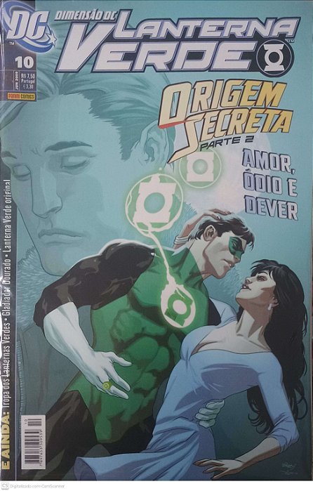 Gibi Nº10 - Lanterna Verde - Origem Secreta Autor Trindade, Levi (2009) [seminovo]