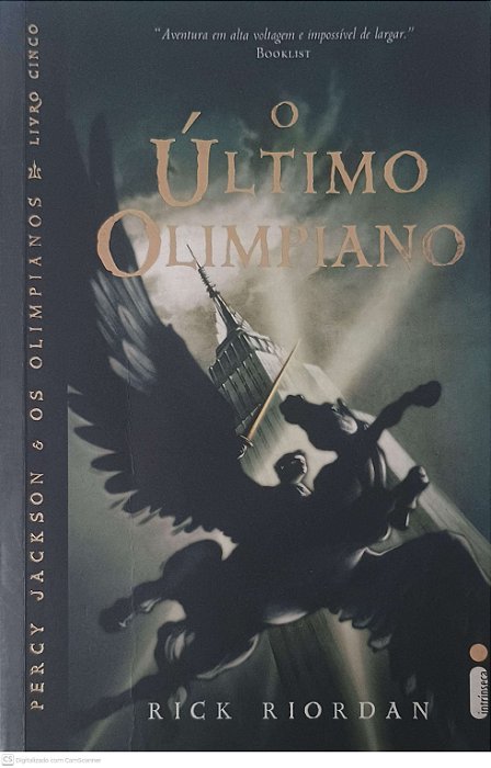 Livro Saga Percy Jeckson - o Último Olimpiano Autor Rick, Riordan (2010) [seminovo]