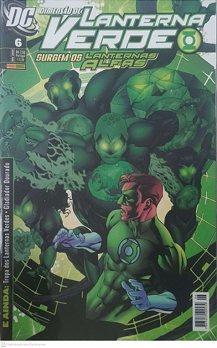 Gibi Nº06 - Lanterna Verde - Surge os Lanternas Verdes Autor Trindade, Levi (2009) [seminovo]
