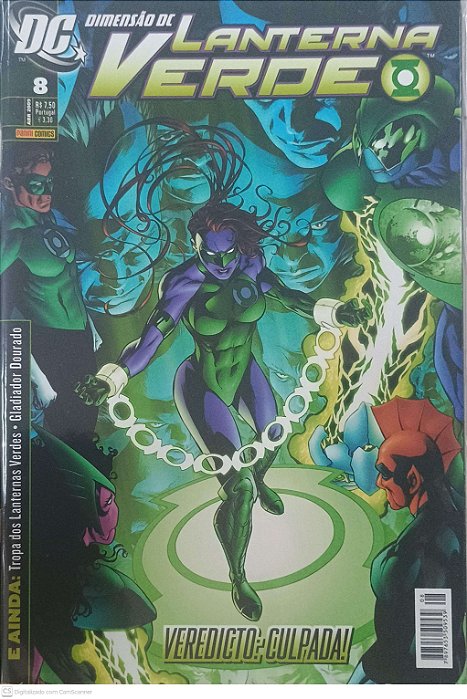Gibi Nº08 - Lanterna Verde - Veredicto-culpada Autor Trindade, Levi (2009) [seminovo]
