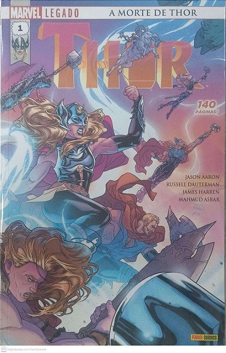 Gibi Nº01 - Thor - a Morte de Thor Autor Aaron, Jason (2018) [seminovo]