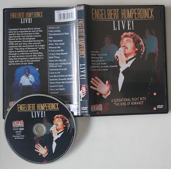 Dvd Engelbert Humperdinck - Live! [importado] Editora [usado]