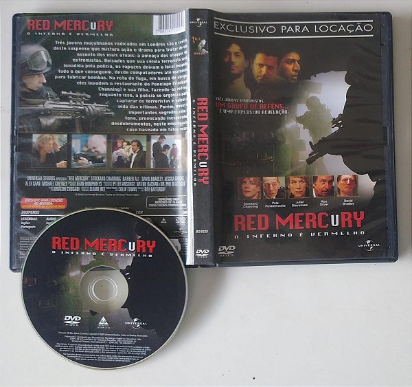 Dvd Red Mercury - o Inferno é Vermelho Editora (2006) [usado]