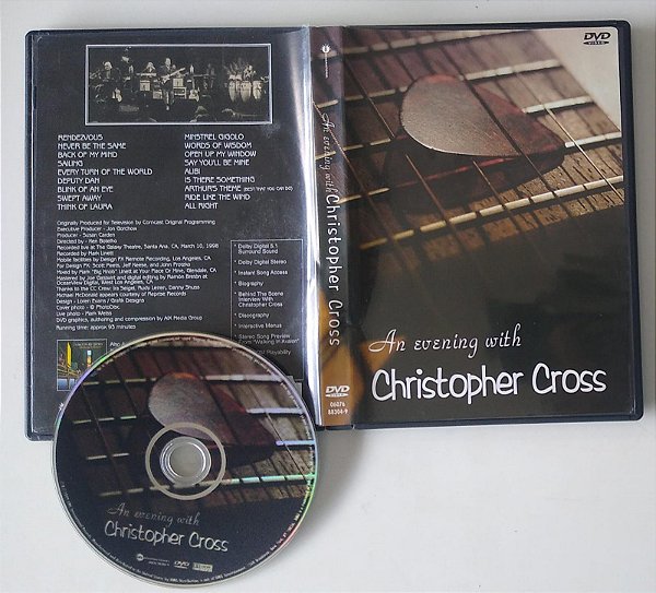 Dvd An Evening With Christopher Cross [importado] Editora (1999) [usado]