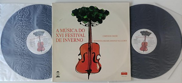 Disco de Vinil (2 Lps) a Música do Xvi Festival de Inverno Interprete Orquestras [usado]