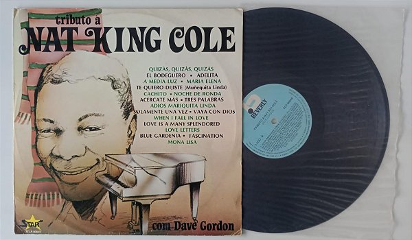 Disco de Vinil Tributo a Nat King Cole Interprete Nat King Cole [usado]