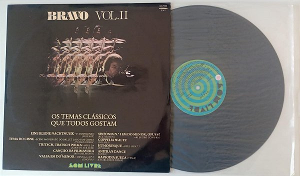Disco de Vinil Bravo Vol. 2 (lp 1977) Interprete Vários Artistas (1977) [usado]