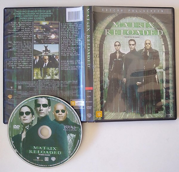 Dvd Matrix Reloaded Editora (2012) [usado]
