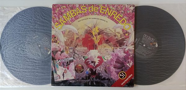Disco de Vinil Carnaval 88 - Sambas de Enredo Interprete Grupo 1a, Escolas de Samba (1988) [usado]