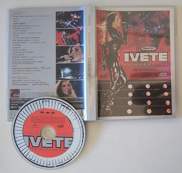 Dvd Ivete no Maracanã Editora (2007) [usado]