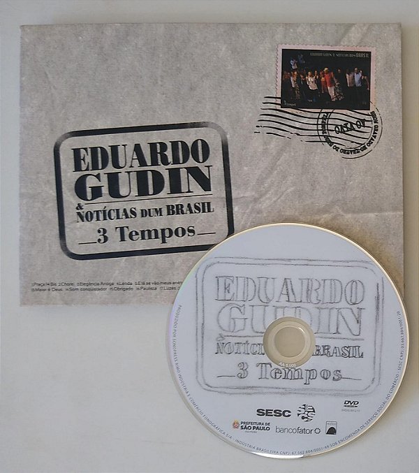 Dvd Eduardo Gudin & Notícias Dum Brasil Editora (2011) [usado]
