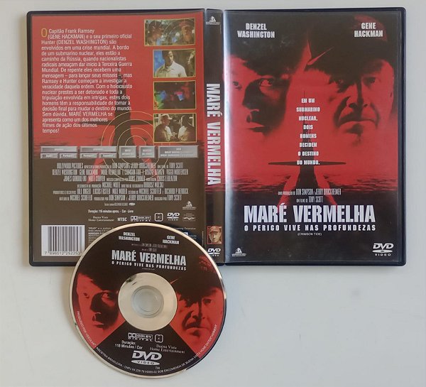 Dvd Maré Vermelha Editora [seminovo]