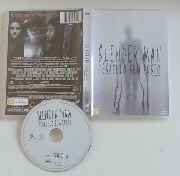 Dvd Slender Man Editora (2018) [seminovo]