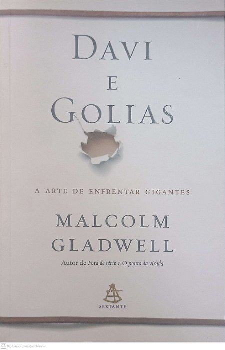 Livro Davi e Golias Autor Gladwell, Malcolm (2014) [seminovo]