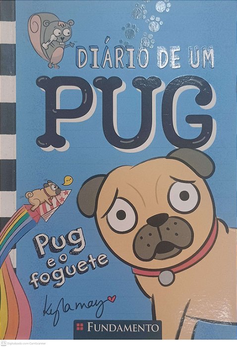 Livro Diario de um Pug - Pug e o Foguete Autor May, Kyla (2022) [seminovo]