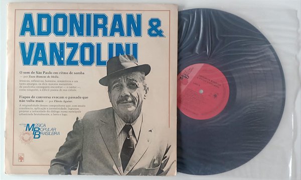 Disco de Vinil História da Música Popular Brasileira Interprete Adoniran e Vandolini (1982) [usado]