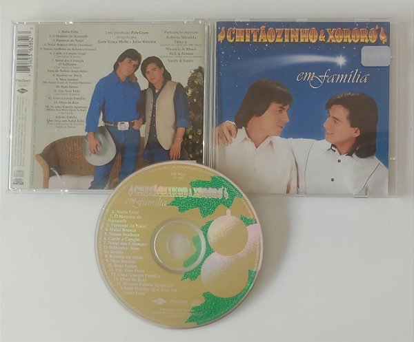 Cd em Família Interprete Chitãozinho e Xororó (1997) [usado]
