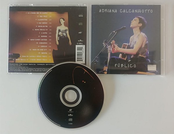 Cd Público Interprete Adriana Calcanhoto (2000) [usado]