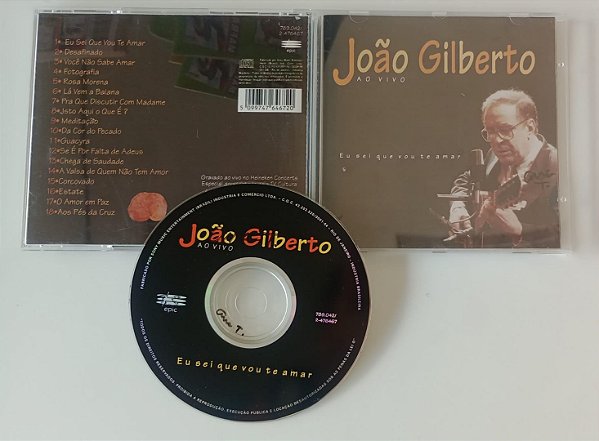 Cd Eu Sei que Vou Te Amar / ao Vivo Interprete João Gilberto [usado]