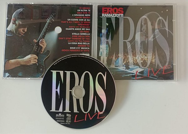 Cd Eros Live Interprete Eros Ramazzotti (1998) [usado]