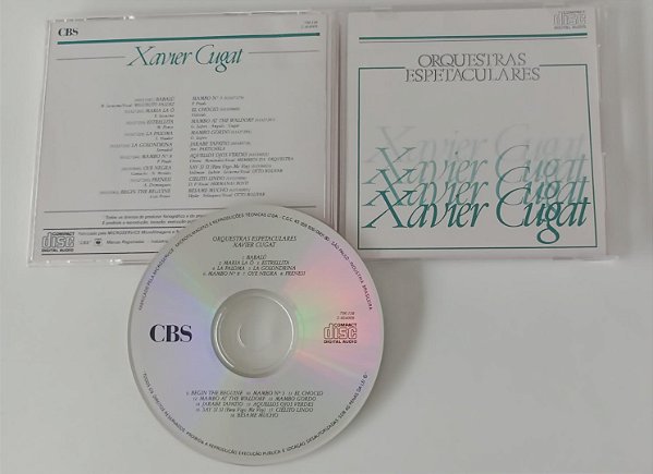 Cd Orquestras Espetaculares Interprete Xavier Cugat [usado]