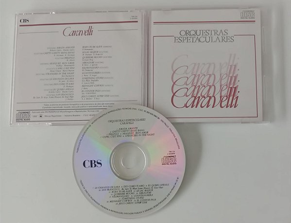 Cd Orquestras Espetaculares Interprete Caravelli [usado]