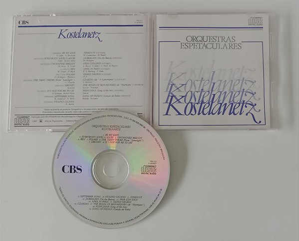 Cd Orquestras Espetaculares Interprete Kostelanetz [usado]