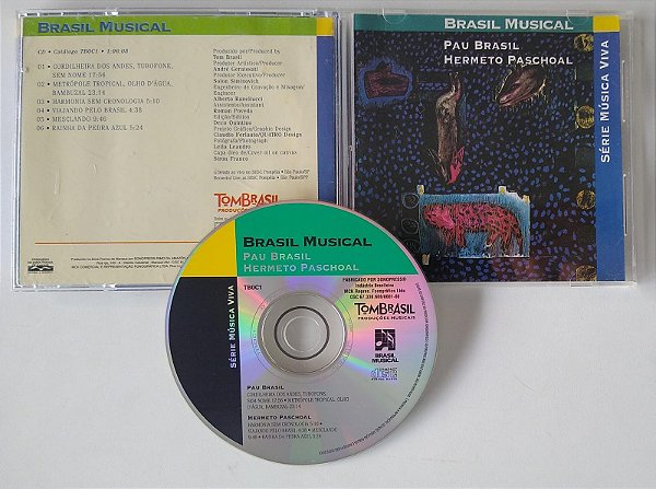 Cd Brasil Musical - Tb0c1 (série Música Viva) Interprete Pau Brasil & Hermeto Paschoal (1995) [usado]