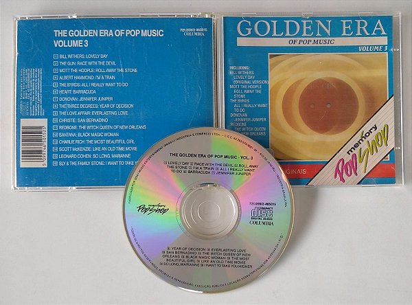 Cd The Golden Era Of Pop Music, Vol. 3 Interprete Vários (1993) [usado]
