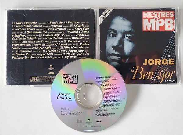 Cd ao Vivo (mestres da Mpb) Interprete Jorge Ben Jor (1993) [usado]