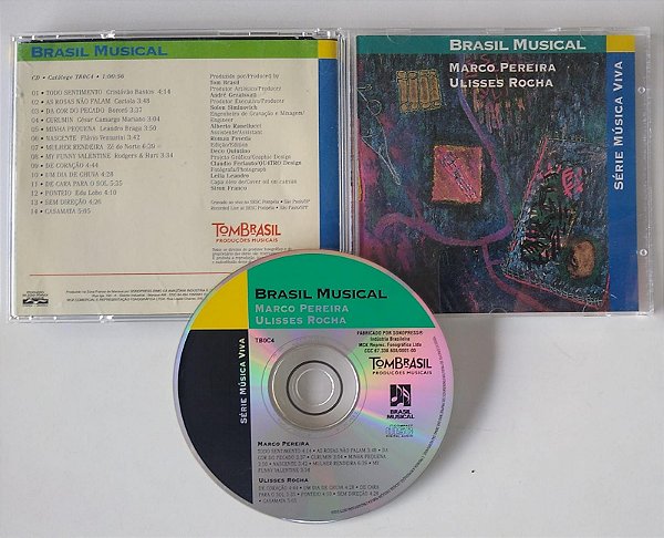 Cd Brasil Musical - Tb0c4 (série Música Viva) Interprete Marco Pereira & Ulisses Rocha (1995) [usado]