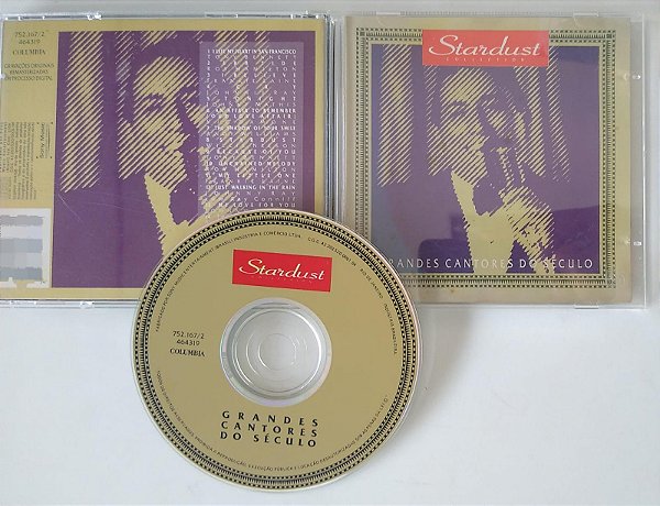 Cd Grandes Cantores do Século (coleção Stardust) Interprete Vários (1994) [usado]