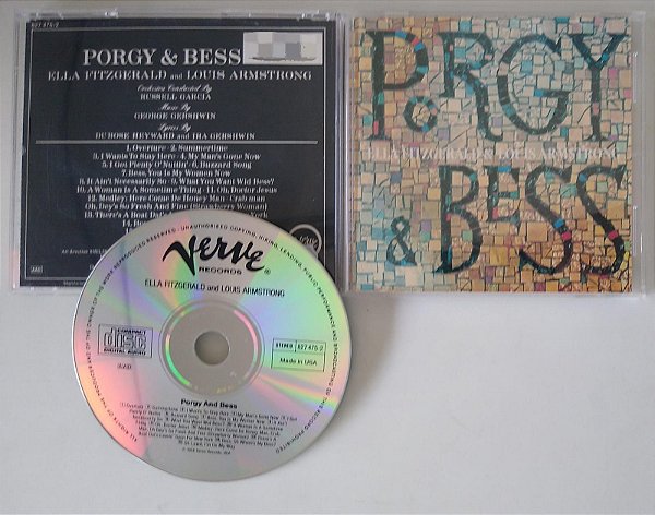 Cd Porgy & Bess [importado] Interprete Ella Fitzgerald, Louis Armstrong (1958) [usado]