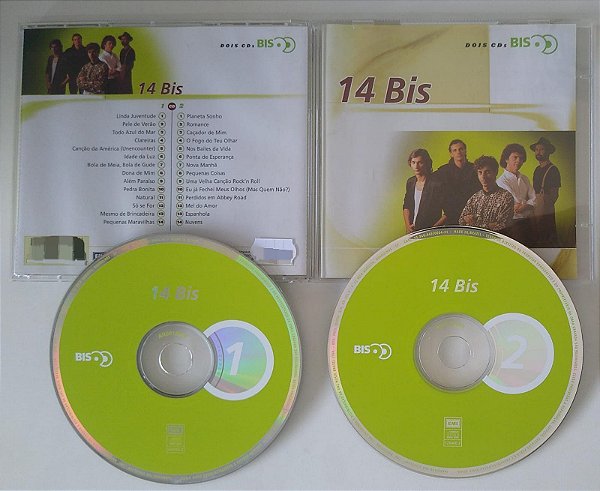 Cd Bis (dois Discos) Interprete 14 Bis (2000) [usado]