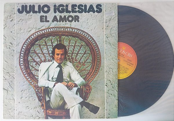 Disco de Vinil El Amor - Lp 1978 Interprete Julio Iglesias (1978) [usado]