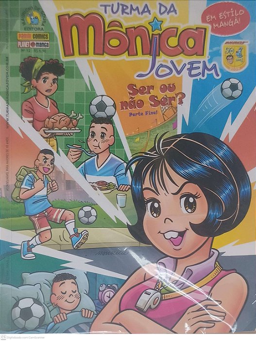 Gibi Nº12 - Turma da Monica Jovem: Ser ou Nao Ser? Autor Sousa, Mauricio de (2009) [seminovo]
