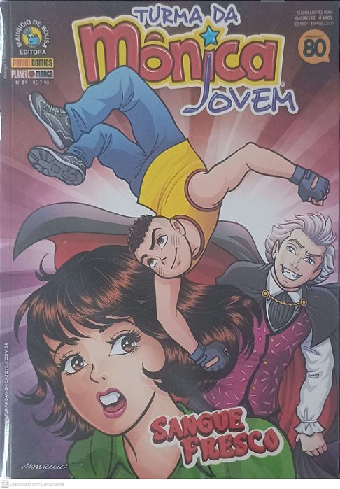 Gibi #89 - Turma da Monica Jovem - Sangue Fresco Autor Sousa, Mauricio de (2015) [seminovo]