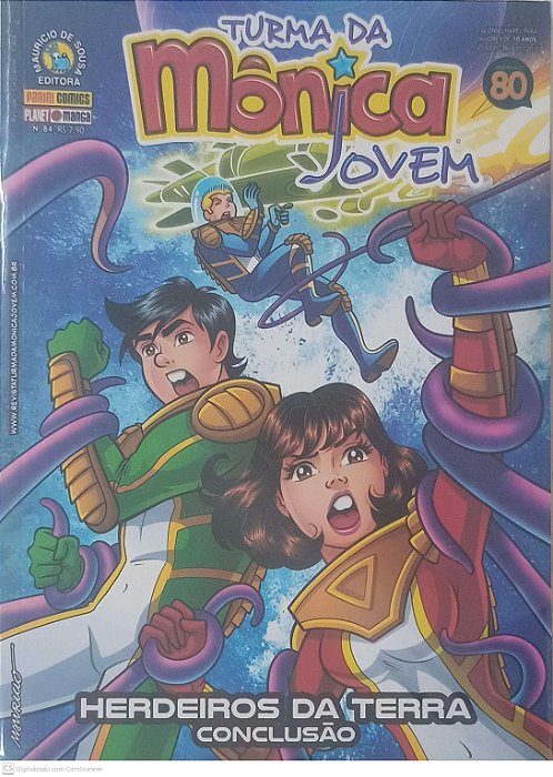 Gibi #84 Turma da Monica Jovem - Herdeiros da Terra Conclusão Autor Sousa, Mauricio de (2015) [seminovo]